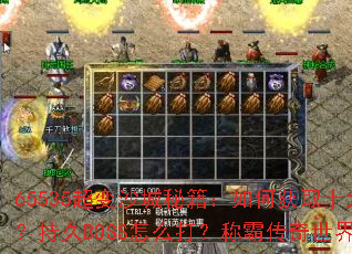 65535����ɳ���ؼ�����λ�ȡʮ���������־�BOSS��ô�򣿳ưԴ�������ȫ����