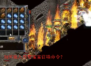 如何输入传奇宝宝召唤命令? 如何输入传奇宝宝召唤命令?