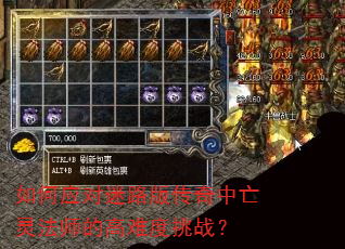 如何应对迷路版传奇中亡灵法师的高难度挑战? 如何应对迷路版传奇中亡灵法师的高难度挑战?