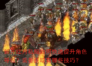 新开红月私服如何快速提升角色等级?装备获取有哪些技巧? 新开红月私服如何快速提升角色等级?装备获取有哪些技巧?