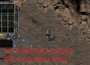 如何快速提升暴力街区妖杀单职业打金服的战斗等级? 如何快速提升暴力街区妖杀单职业打金服的战斗等级?