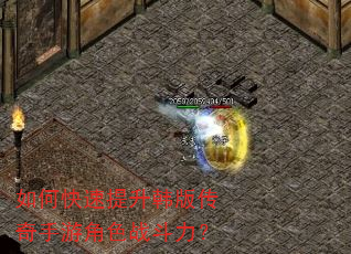 如何快速提升韩版传奇手游角色战斗力? 如何快速提升韩版传奇手游角色战斗力?