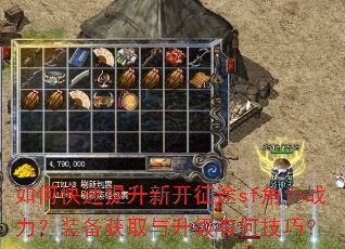 如何快速提升新开征途sf角色战力?装备获取与升级有何技巧? 如何快速提升新开征途sf角色战力?装备获取与升级有何技巧?